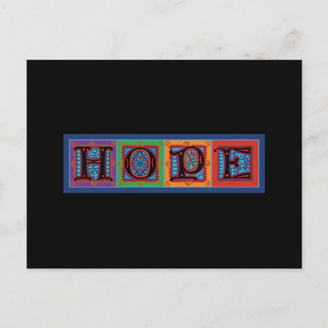 Hoffnung Postkarte (Vorderseite)