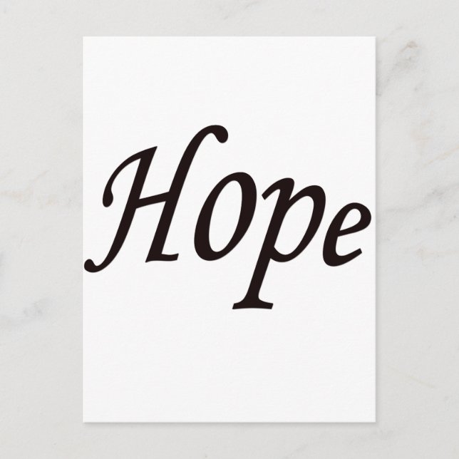 Hoffnung Postkarte (Vorderseite)