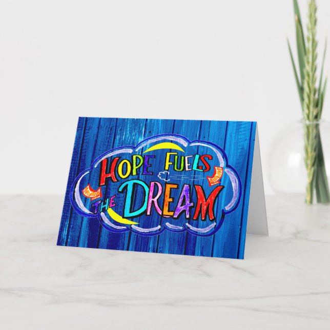 Hoffnung schürt den DREAM Karte (Vorderseite)