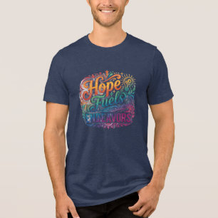 Hoffnung Treibt Unternehmungen An – Inspirierende Tri-Blend Shirt