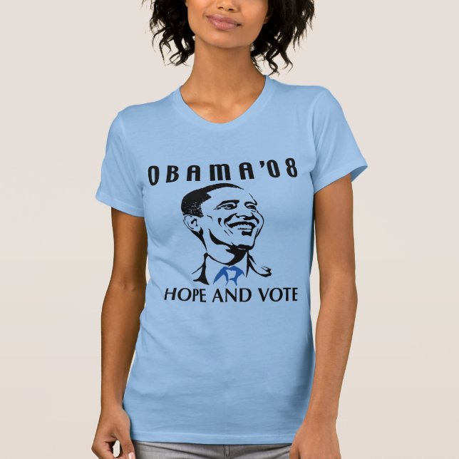 Hoffnung und Abstimmung T-Shirt (Vorderseite)