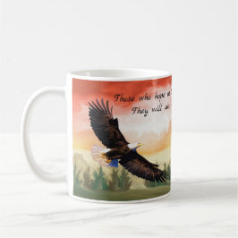 Hoffnung und Kraft Isaiah Bible Verse Kaffeetasse
