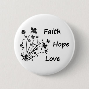Hoffnung und Liebe Button