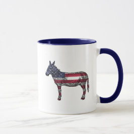 Hoffnung und Wandel Demokratie Donkey - Politische Tasse
