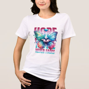 Hoffnung vergeht nie Tri-Blend shirt