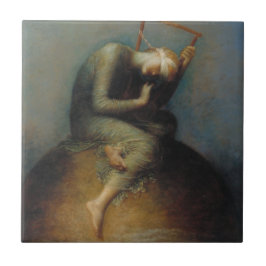 Hoffnung (von George Frederick Watts) Fliese
