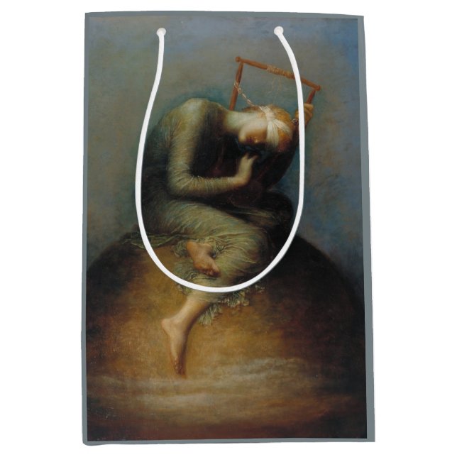 Hoffnung (von George Frederick Watts) Mittlere Geschenktüte (Vorderseite)