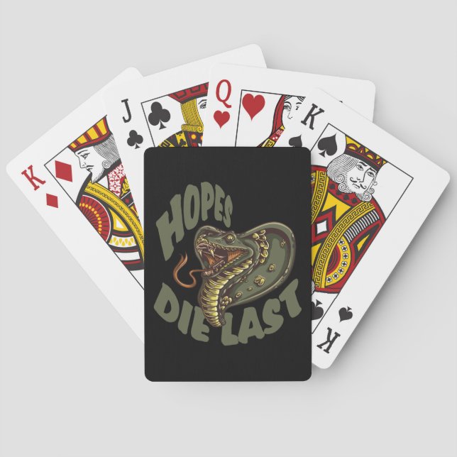 Hoffnungen zuletzt die - COBRA SNAKE Spielkarten (Rückseite)
