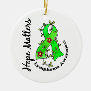 Hoffnungs-Angelegenheits-Lymphom des Blumen-Band-4 Keramikornament
