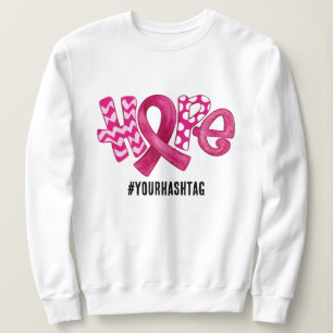 Hoffnungs-Bewusstseins-Schleife Personalisierter H Sweatshirt
