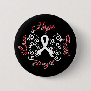 Hoffnungs-Glauben-Liebe-Stärken-Lungenkrebs Button