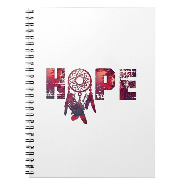 Hoffnungs-Notizbuch-Design Notizblock (Vorderseite)