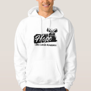 Hoffnungs-Tätowierungs-Schmetterlings-Lungenkrebs Hoodie