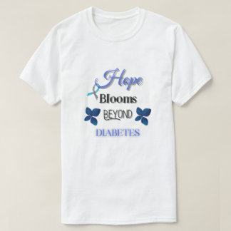HOFFNUNGSBLOOME ÜBER DIABETES HINAUS/UNISEX T-Shirt