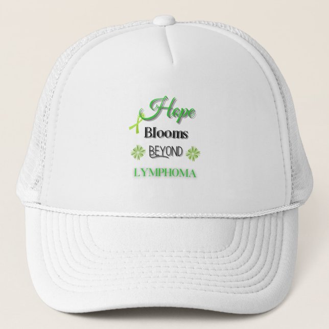 HOFFNUNGSBLOOME ÜBER LYMPHOMA HINAUS / BEWUSSTSEIN TRUCKERKAPPE (Vorderseite)