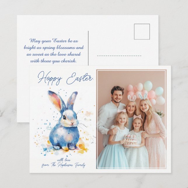 🐇 hoffnungslos immer feiertagspostkarte (Vorne/Hinten)