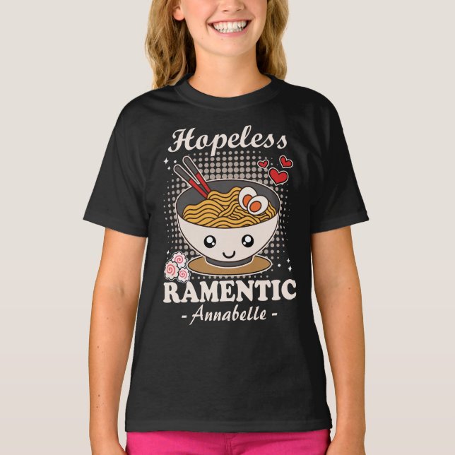 hoffnungslos Ramentic | Funny Romantic Ramen - Sch T-Shirt (Vorderseite)
