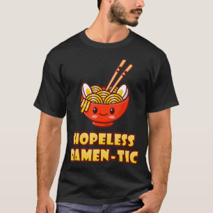 Hoffnungslose Ramen-Tic Lustige Cute Kawaii Asiati T-Shirt