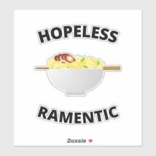 hoffnungslose Ramentenkleber Aufkleber
