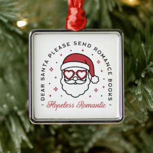 Hoffnungslose Romantik lieber Weihnachtsmann Liebh Ornament Aus Metall