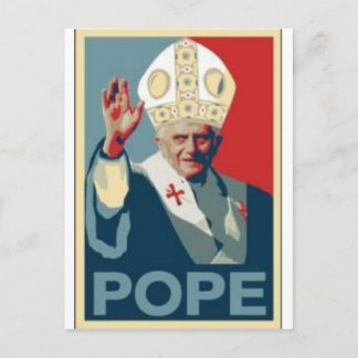 HOFFNUNGSPOPE POSTKARTE