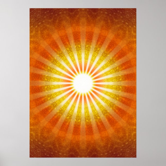 Hoffnungstour, Lichtblick, Strahlen, Sonne Poster (Vorne)
