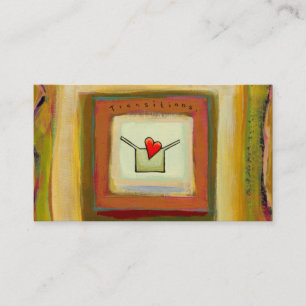 Hoffnungsvolle Kunst der Übergangsannahme-Änderung Visitenkarte