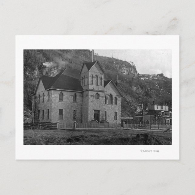 Hofhaus in Skagway, Alaska-Foto Postkarte (Vorderseite)