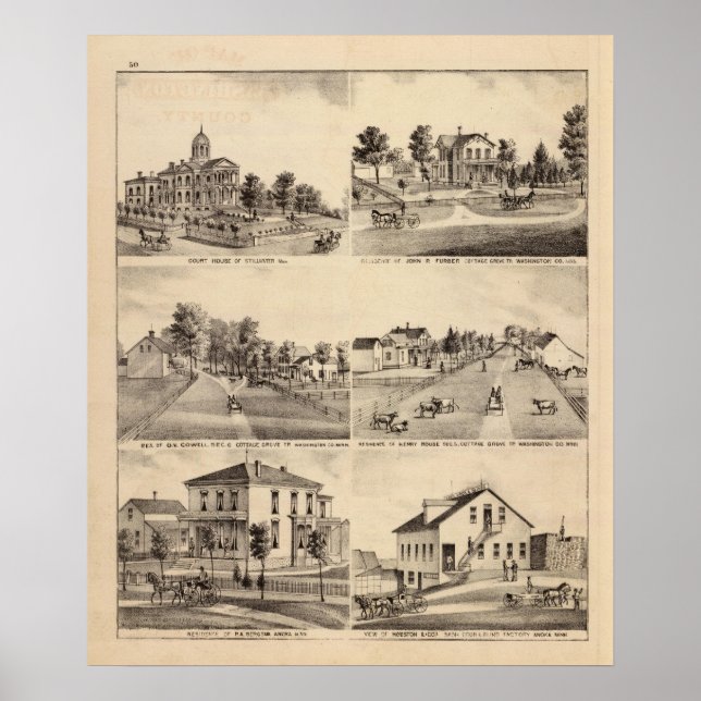 Hofhaus Stillwater, Minnesota Poster (Vorne)