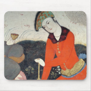 Höfling am Gericht von Shah Abbas I Mousepad