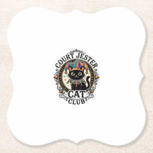 Hofnarr Katze Lustige Katzenliebhaber Design - Hof Untersetzer