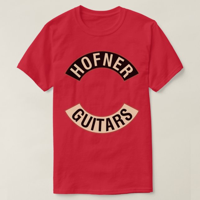 Hofner Guitars T-Shirt (Design vorne)