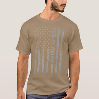 Hog Bauer American Flag T-Shirt