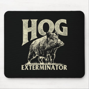 Hog Exterminator - Wildhüter für die Jagd auf Wild Mousepad