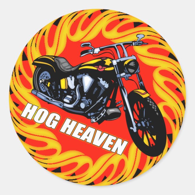 Hog Heaven Sticker (Vorderseite)