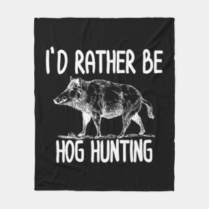 Hog Hunter Boar Jagd im Freien Spaß Fleecedecke