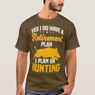 Hog Jagd Wild Schwein Hunter Huntsman Premi T-Shirt