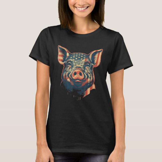Hog Removal Technician Quote for Wild Hog Hunting  T-Shirt (Vorderseite)