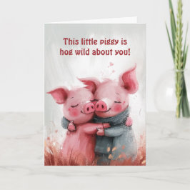 Hog Wild über deine Valentinenkarte Karte