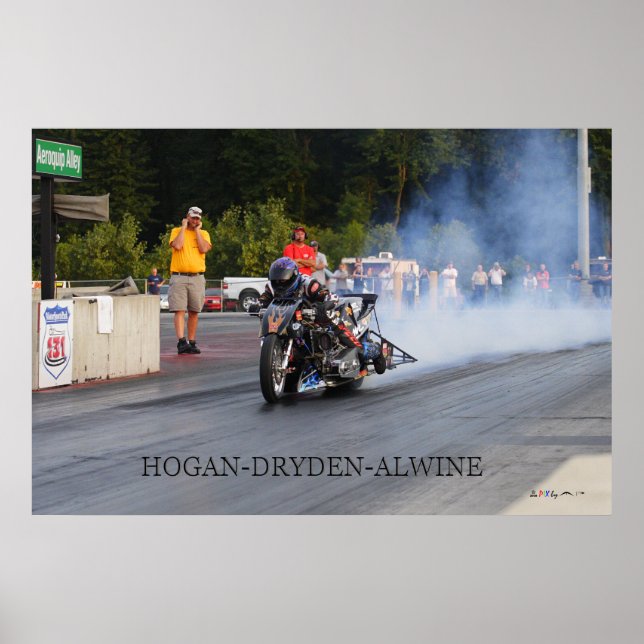 Hogan-Dryden-Alwine Top Fuel 2008 Poster (Vorne)