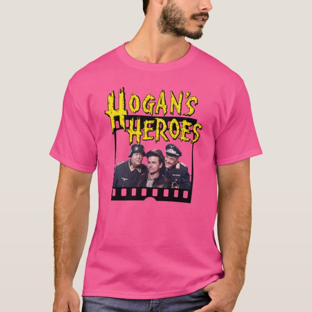 Hogans Heroes Papa Schultz Retro T-Shirt (Vorderseite)
