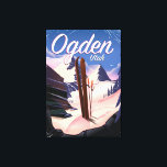 Hogden, Utah Ski Poster Leinwanddruck<br><div class="desc">Ogden,  Utah Ski Poster in einem schönen Vintagen Stil.</div>