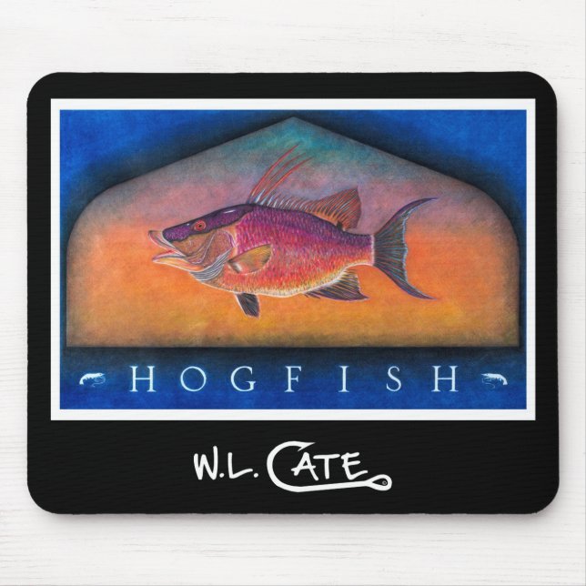 Hogfish-Mausunterlagen Mousepad (Vorne)