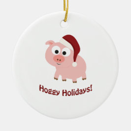 Hoggy Holidays! Keramik Ornament