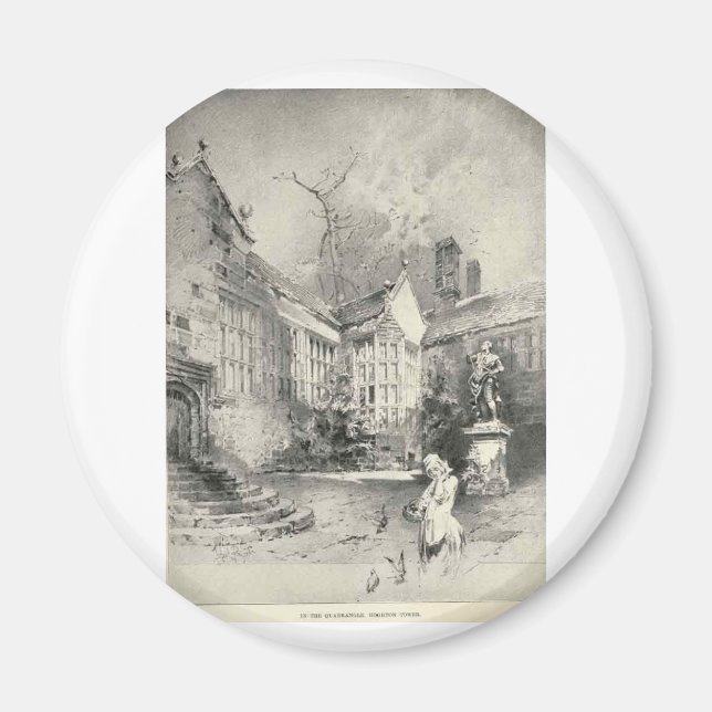 Hoghton Tower Magnet (Vorne)