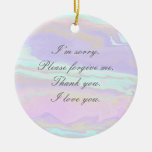 HoGoponopono Réflexions Ornement céramique