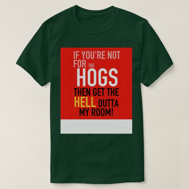 HOGS coussin TShirt (Design devant)