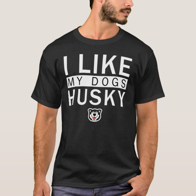 Hogs Husky Siberian Husky T-Shirt (Vorderseite)