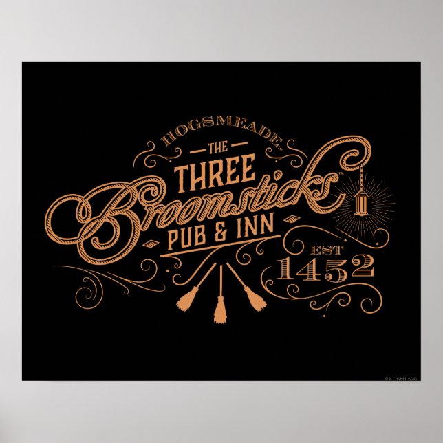HOGSMEADE™ DIE DREI BROOMSTICKS™ Kneipe & Gasthaus Poster (Vorne)