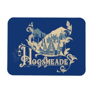 HOGSMEADE™ Grafik des alten Dorfes Magnet